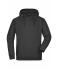 Heren Hooded Sweat Zwart 7218