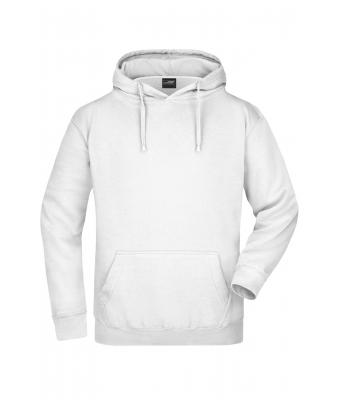 Heren Hooded Sweat Wit 7218