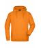 Men Hooded Sweat Orange 7218