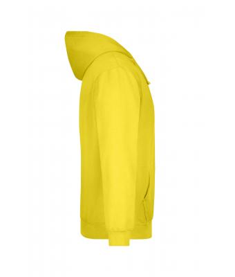 Men Hooded Sweat Sun-yellow 7218