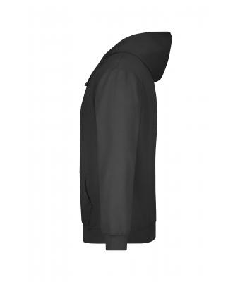 Heren Hooded Sweat Zwart 7218