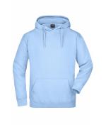 Homme Sweat-shirt à capuche homme Bleu-clair 7218