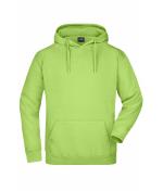 Homme Sweat-shirt à capuche homme Vert-citron 7218