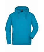 Homme Sweat-shirt à capuche homme Turquoise 7218
