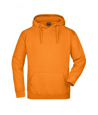 Homme Sweat-shirt à capuche homme Orange 7218