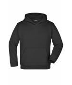 Kinder Hooded Sweat Junior Black 7219
