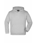 Kinder Hooded Sweat Junior Grey-heather 7219