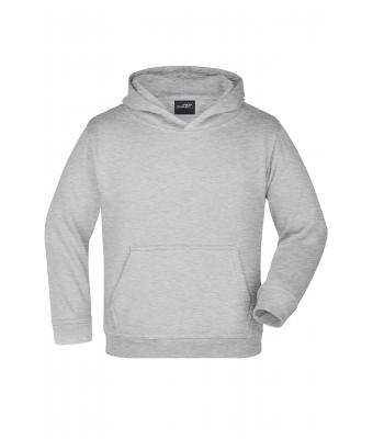 Kids Hooded Sweat Junior Grey-heather 7219