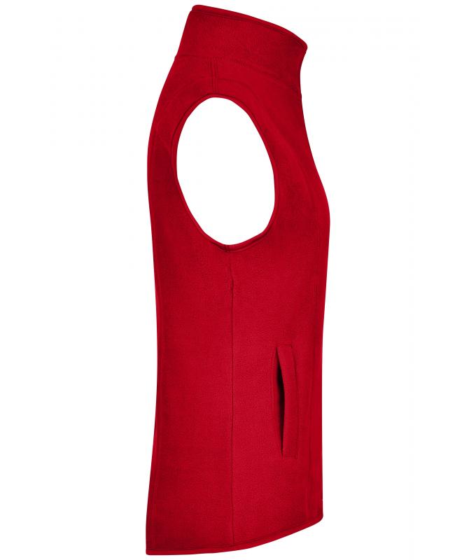 Femme Gilet polaire femme Rouge 7220