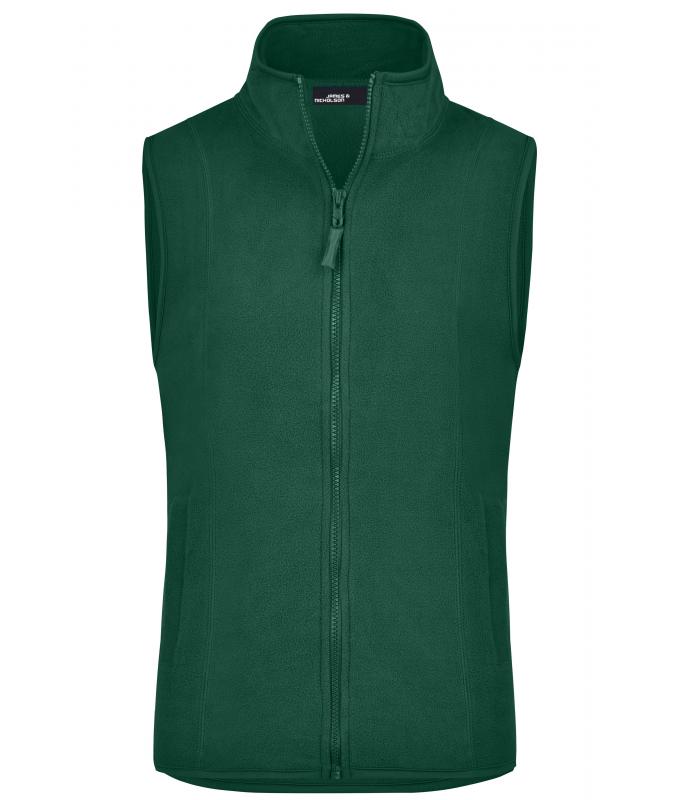 Femme Gilet polaire femme Vert-foncé 7220