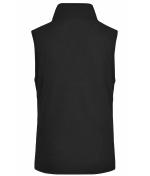 Ladies Girly Microfleece Vest Black 7220