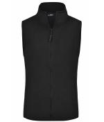 Ladies Girly Microfleece Vest Black 7220