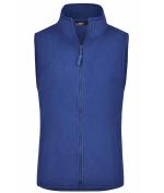 Ladies Girly Microfleece Vest Royal 7220