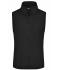Ladies Girly Microfleece Vest Black 7220