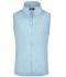 Ladies Girly Microfleece Vest Light-blue 7220