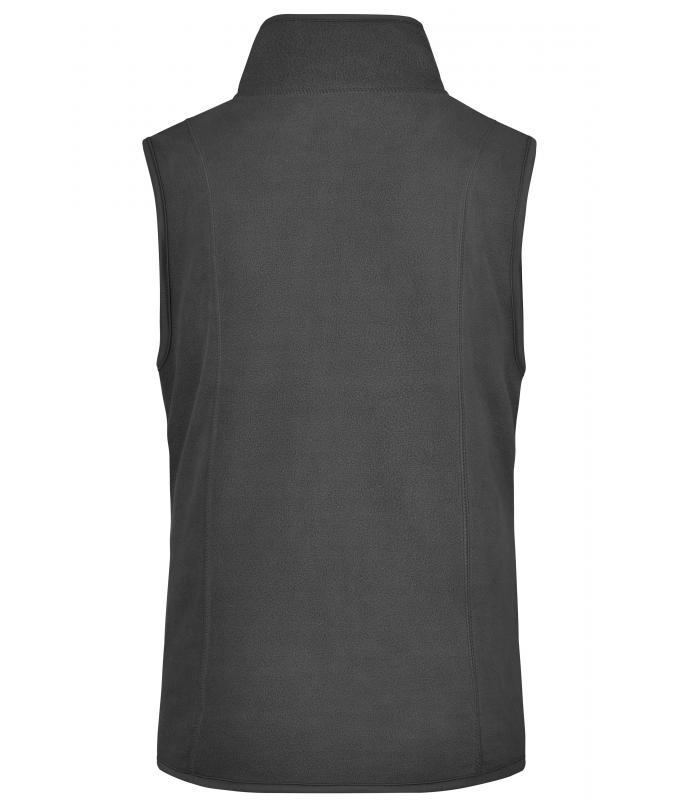 Damen Girly Microfleece Vest Dark-grey 7220