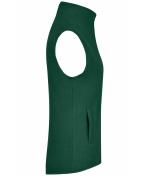 Ladies Girly Microfleece Vest Dark-green 7220