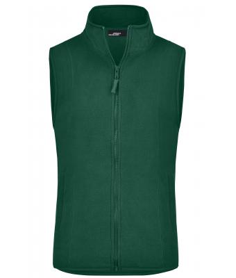 Ladies Girly Microfleece Vest Dark-green 7220