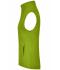 Ladies Girly Microfleece Vest Lime-green 7220