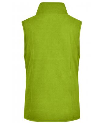 Ladies Girly Microfleece Vest Lime-green 7220