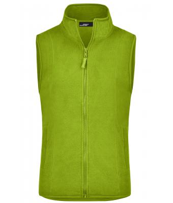 Ladies Girly Microfleece Vest Lime-green 7220