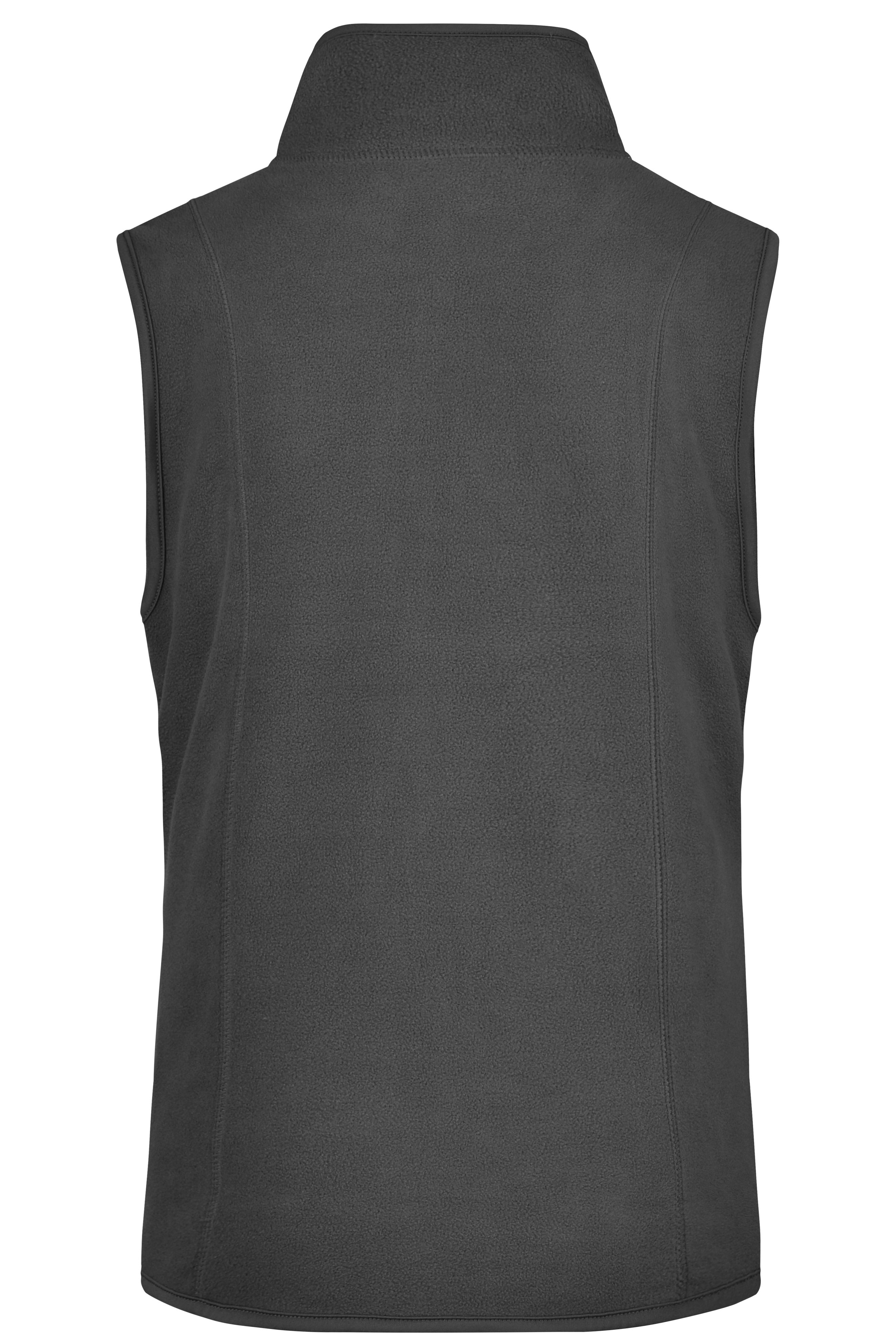 Ladies Girly Microfleece Vest DarkgreyDaiber