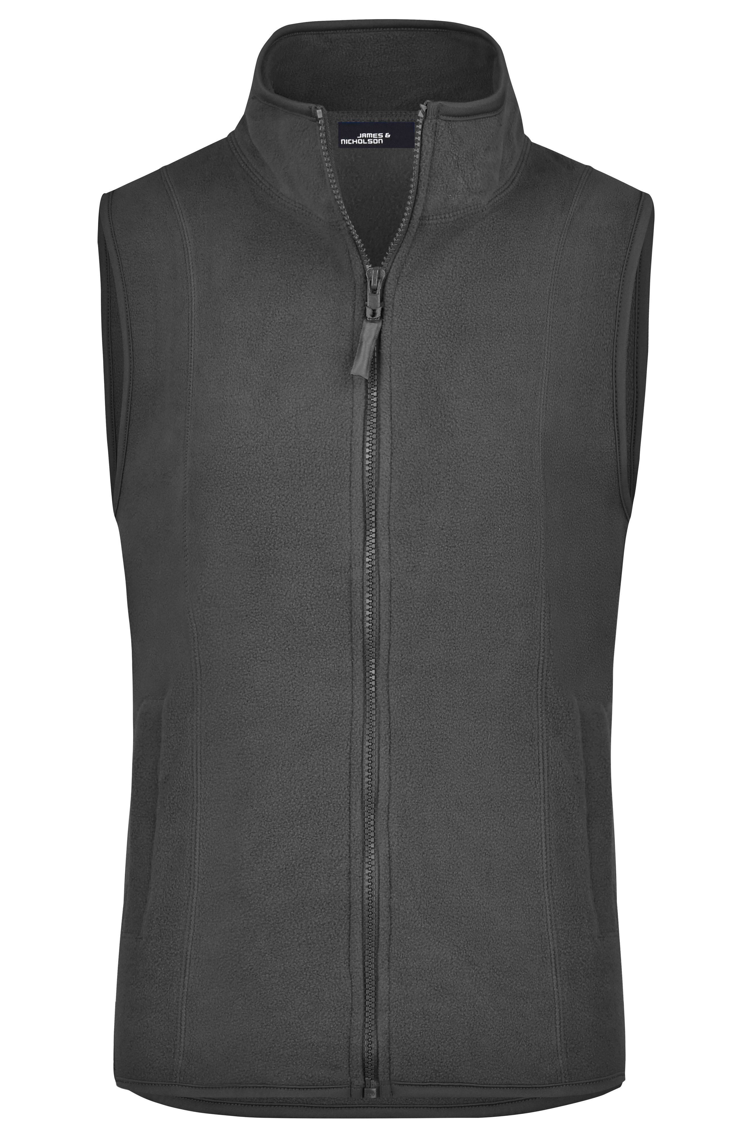 Ladies Girly Microfleece Vest DarkgreyDaiber