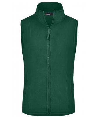 Damen Girly Microfleece Vest Dark-green 7220