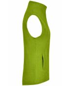 Damen Girly Microfleece Vest Lime-green 7220