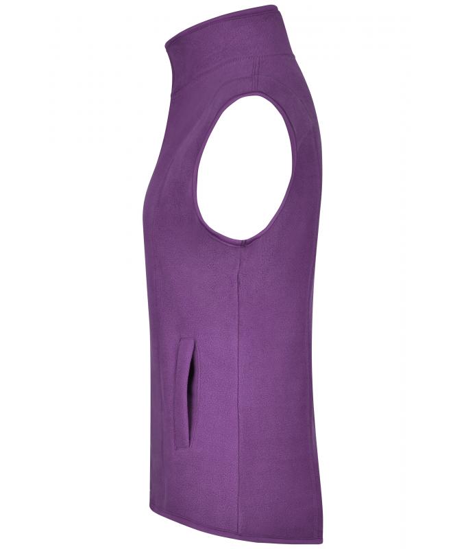 Damen Girly Microfleece Vest Purple 7220