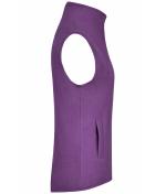 Damen Girly Microfleece Vest Purple 7220