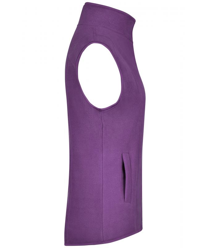 Damen Girly Microfleece Vest Purple 7220