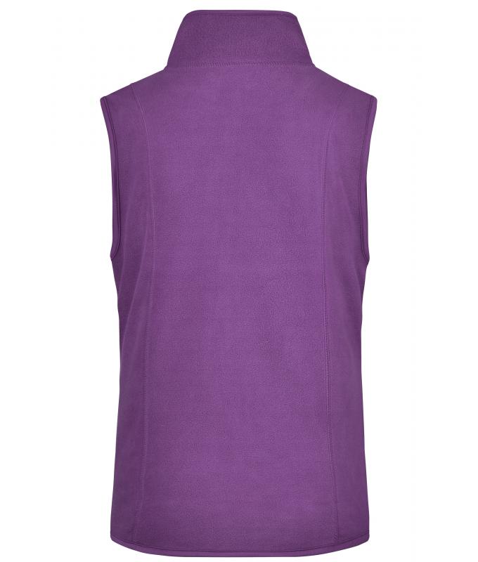 Damen Girly Microfleece Vest Purple 7220