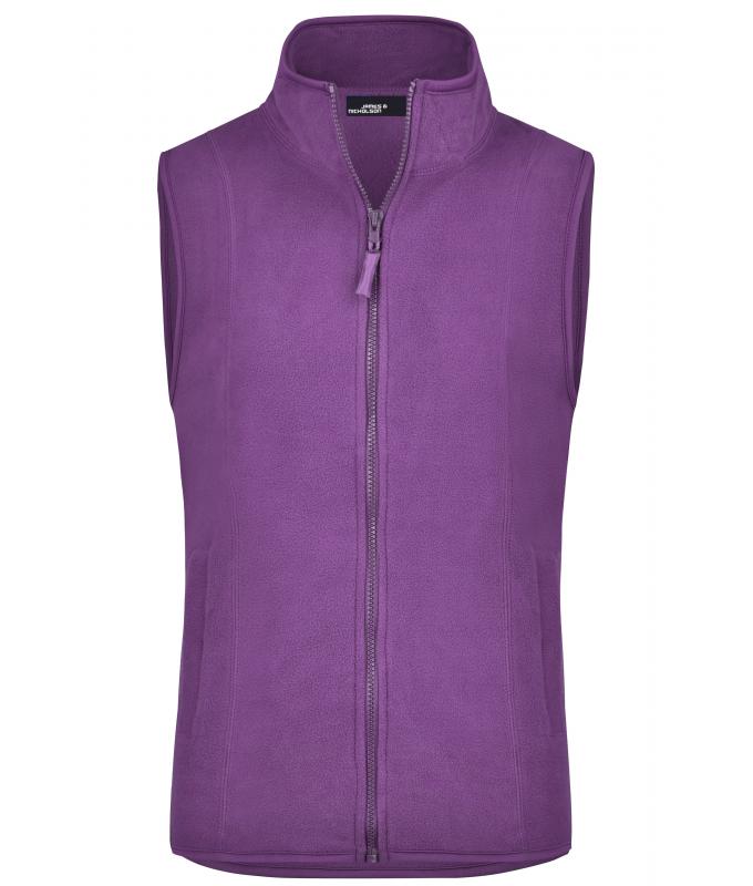 Damen Girly Microfleece Vest Purple 7220