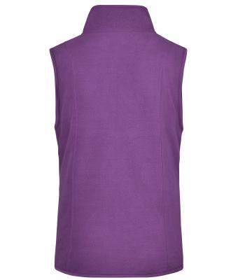 Ladies Girly Microfleece Vest Purple 7220