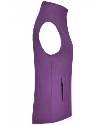 Dames Girly Microfleece Vest Paars 7220