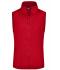 Dames Girly Microfleece Vest Rood 7220