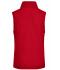 Ladies Girly Microfleece Vest Red 7220