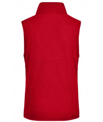 Dames Girly Microfleece Vest Rood 7220