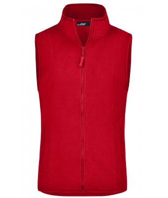 Dames Girly Microfleece Vest Rood 7220