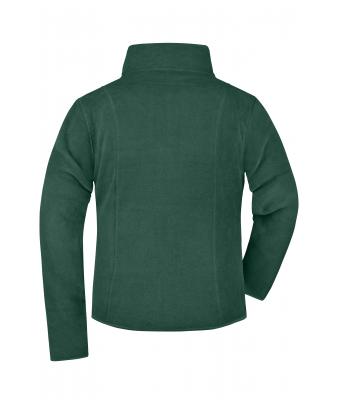 Ladies Girly Microfleece Jacket Dark-green 7221