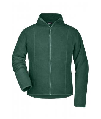 Ladies Girly Microfleece Jacket Dark-green 7221