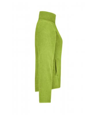 Ladies Girly Microfleece Jacket Lime-green 7221