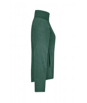 Dames Girly Microfleece Jacket Donkergroen 7221