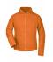 Ladies Girly Microfleece Jacket Orange 7221