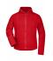 Ladies Girly Microfleece Jacket Red 7221