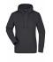 Ladies Ladies' Hooded Sweat Black 7223