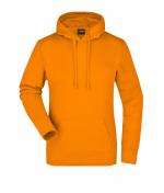 Damen Ladies' Hooded Sweat Orange 7223