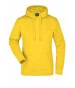 Damen Ladies' Hooded Sweat Sun-yellow 7223