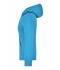 Dames Ladies' Hooded Sweat Turquoise 7223